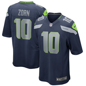 Jim Zorn Seattle Seahawks navy Game jersey