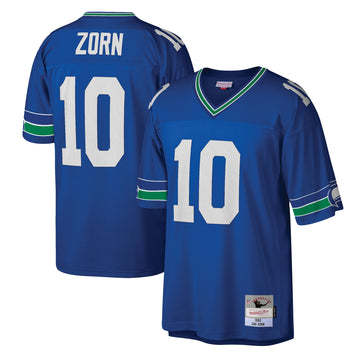 Jim Zorn Seattle Seahawks royal jersey