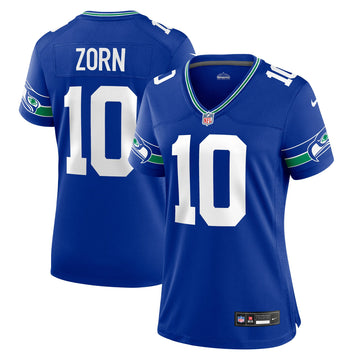 Jim Zorn Seattle Seahawks royal Throwback jersey