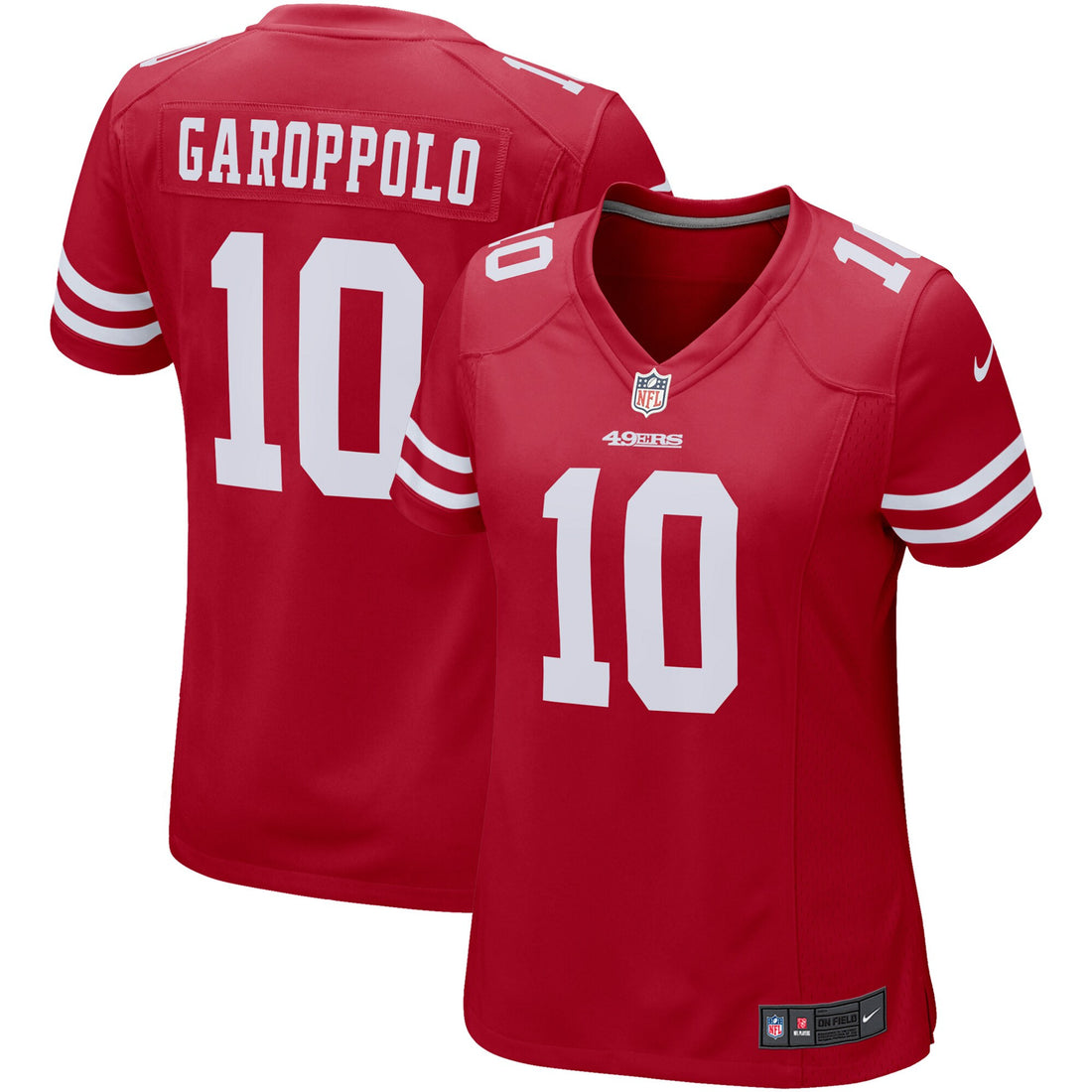 Jimmy Garoppolo San Francisco 49ers scarlet Game jersey