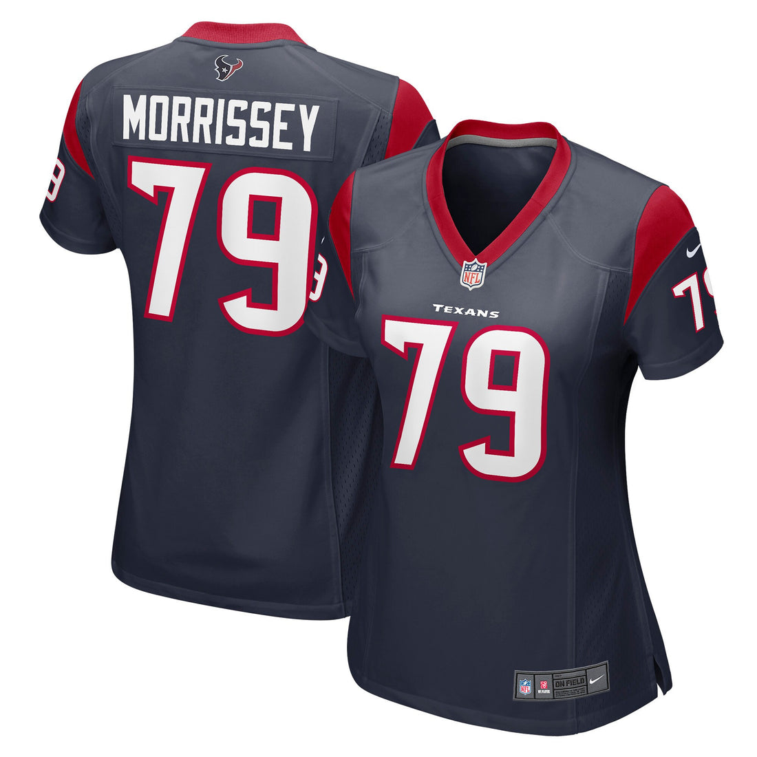 Jimmy Morrissey Houston Texans navy jersey
