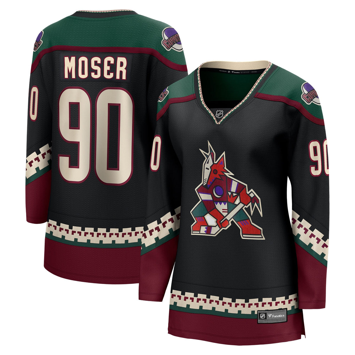 J.j. Moser Utah Mammoth black Home jersey