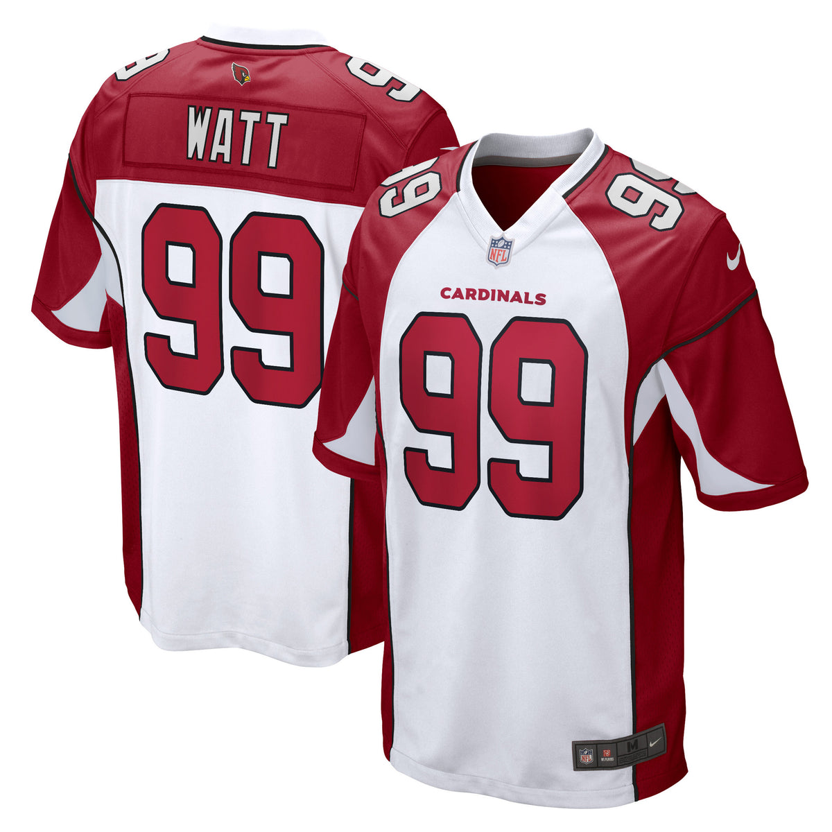 J.j. Watt Arizona Cardinals white jersey