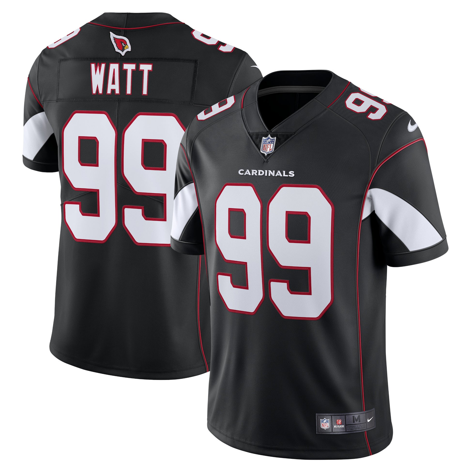 J.j. Watt Arizona Cardinals black Vapor jersey