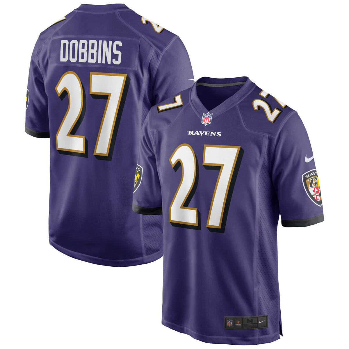 J.k. Dobbins Baltimore Ravens purple jersey