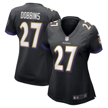 J.k. Dobbins Baltimore Ravens black jersey