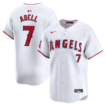 Jo Adell Los Angeles Angels white Limited jersey
