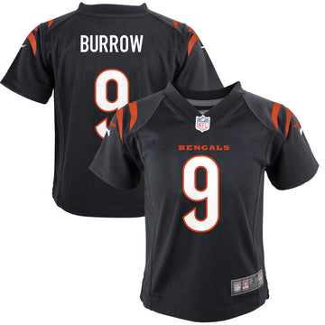 Joe Burrow Cincinnati Bengals black jersey