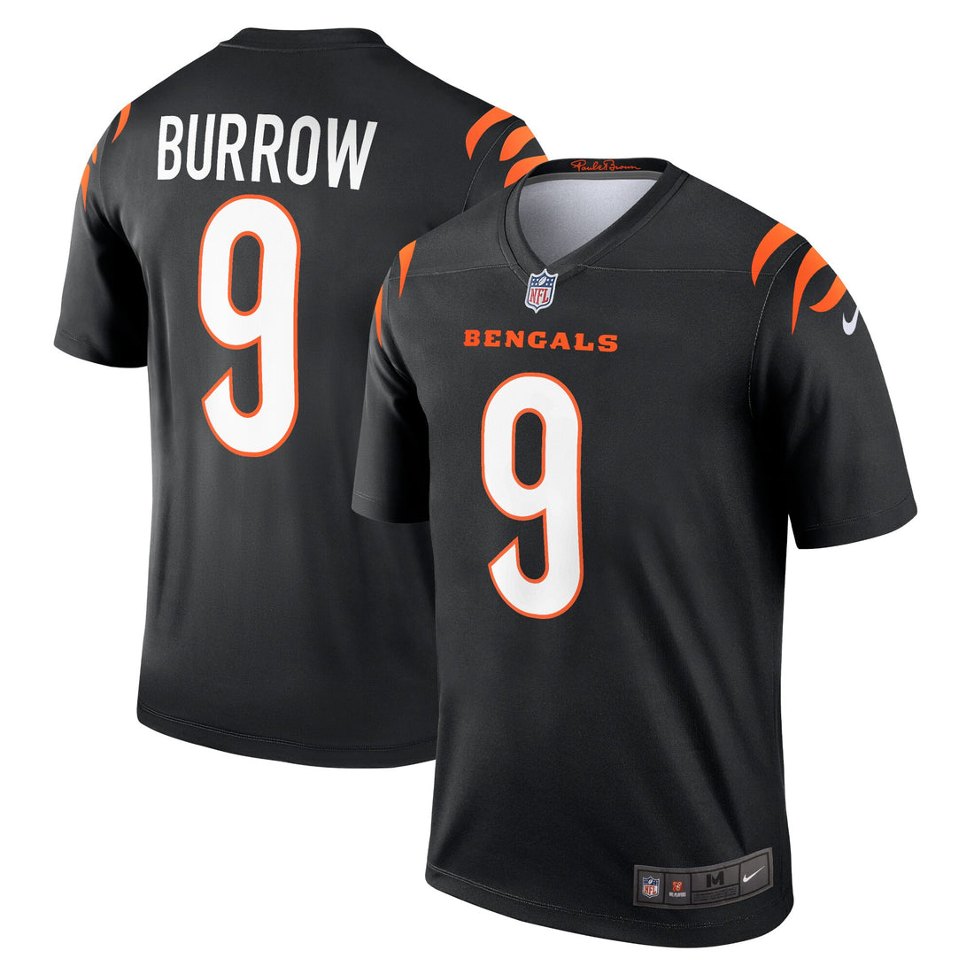 Joe Burrow Cincinnati Bengals black Legend jersey