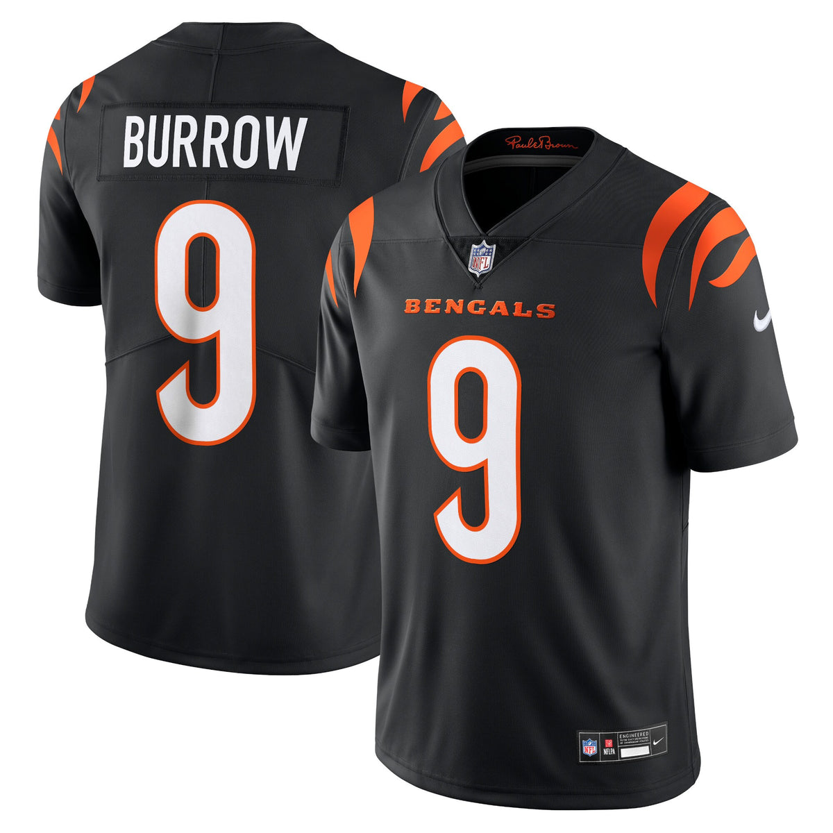 Joe Burrow Cincinnati Bengals black Untouchable jersey