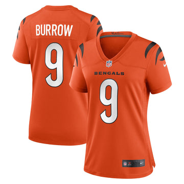 Joe Burrow Cincinnati Bengals orange jersey