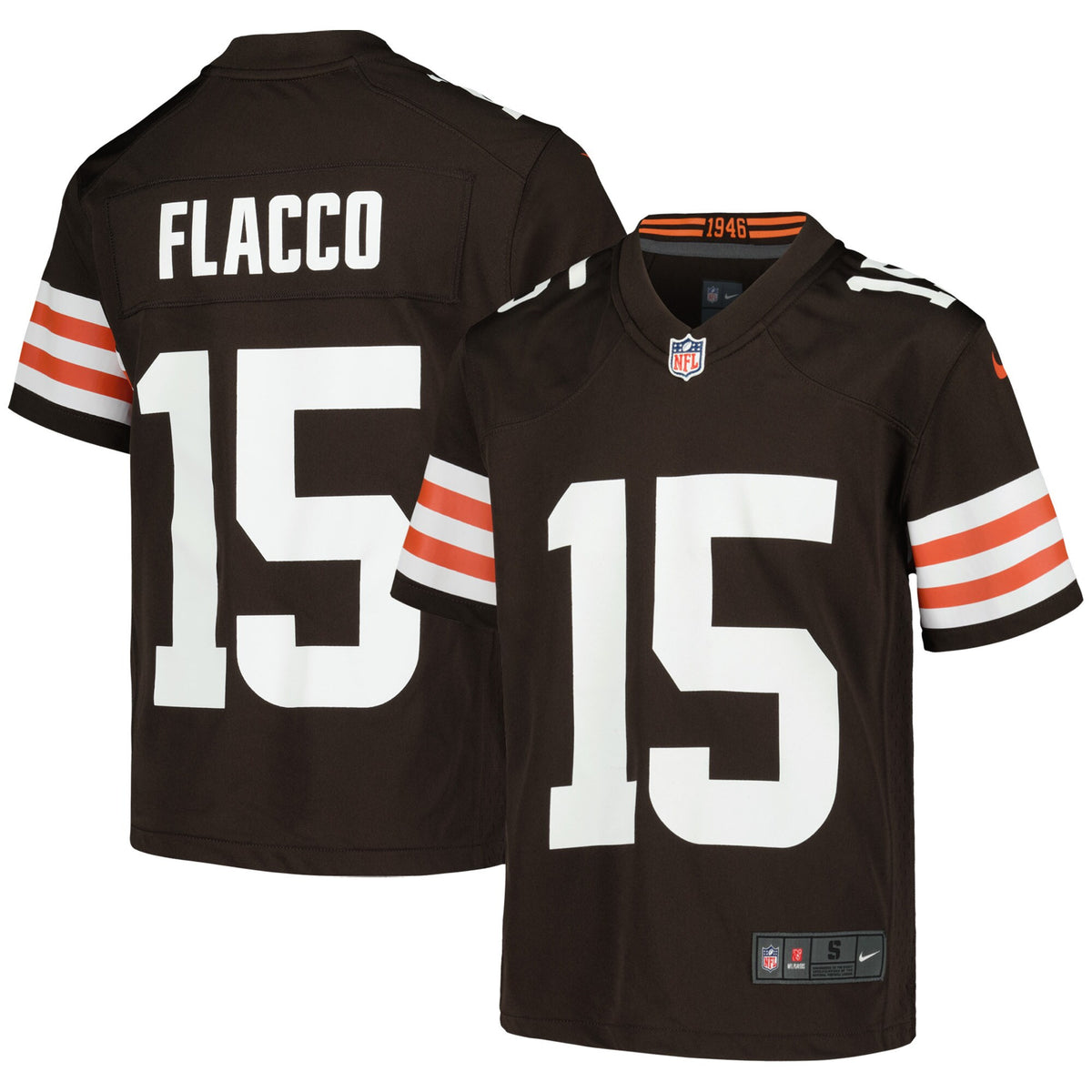 Joe Flacco Cleveland Browns brown jersey