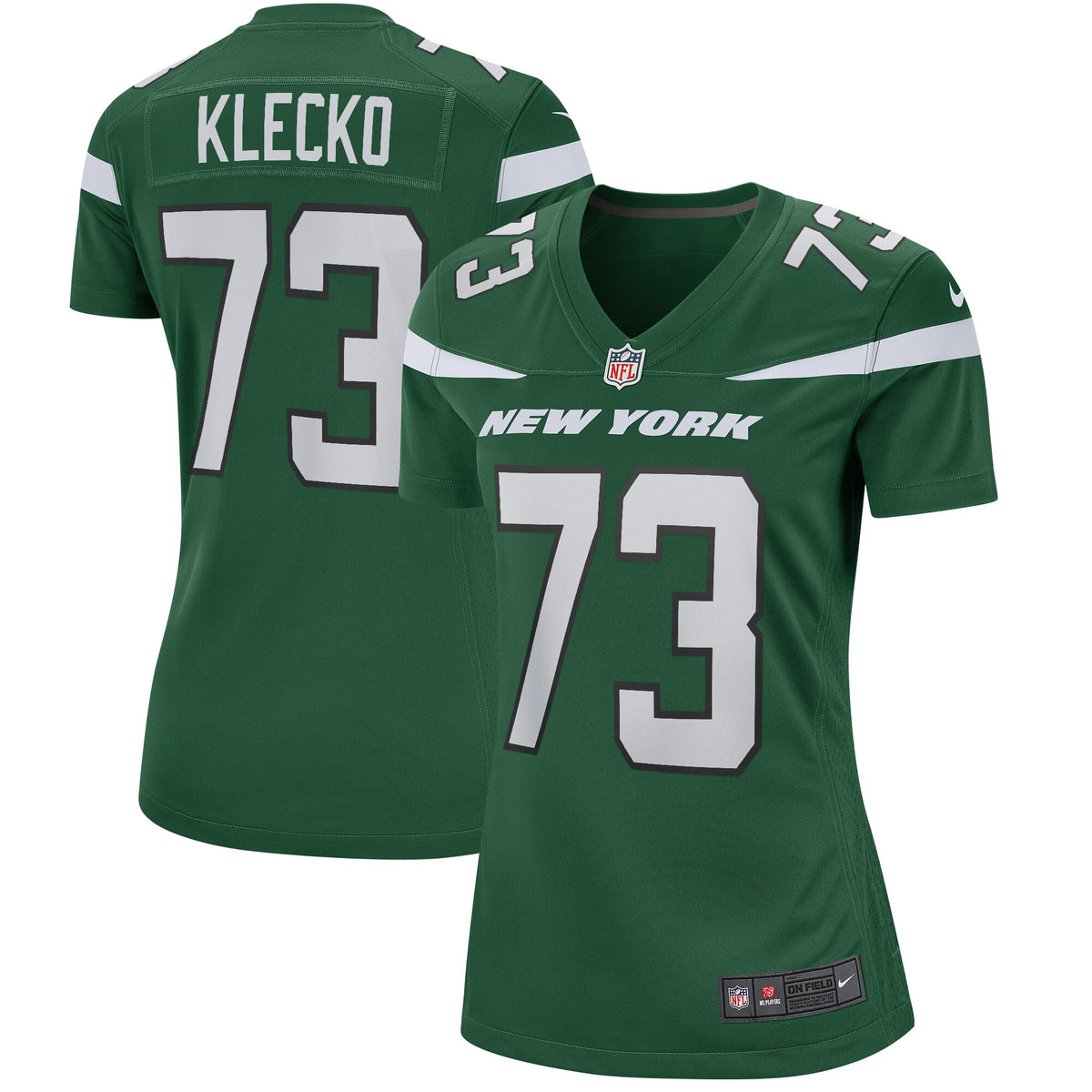 Joe Klecko New York Jets green Game jersey