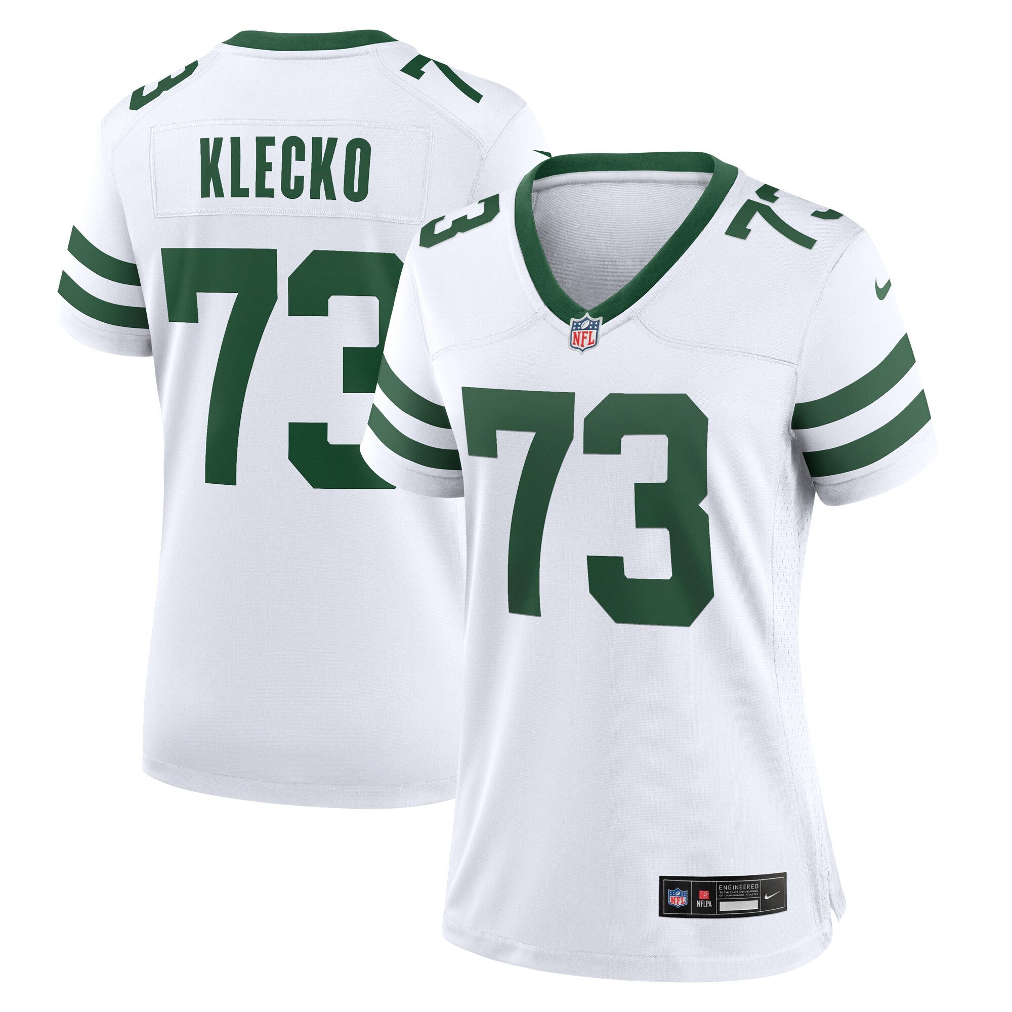 Joe Klecko New York Jets white jersey