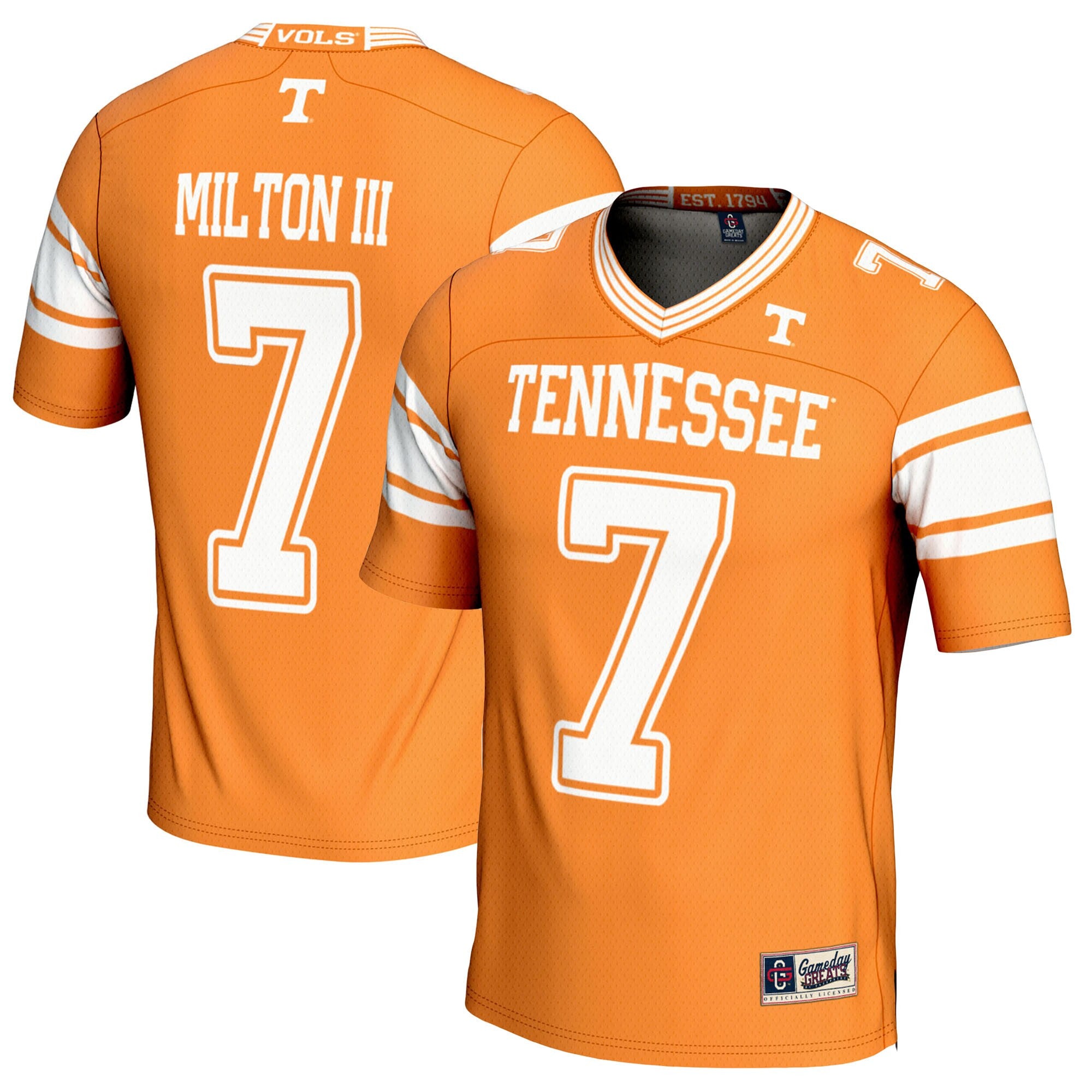 Joe Milton Iii Tennessee Tennessee Volunteers orange jersey