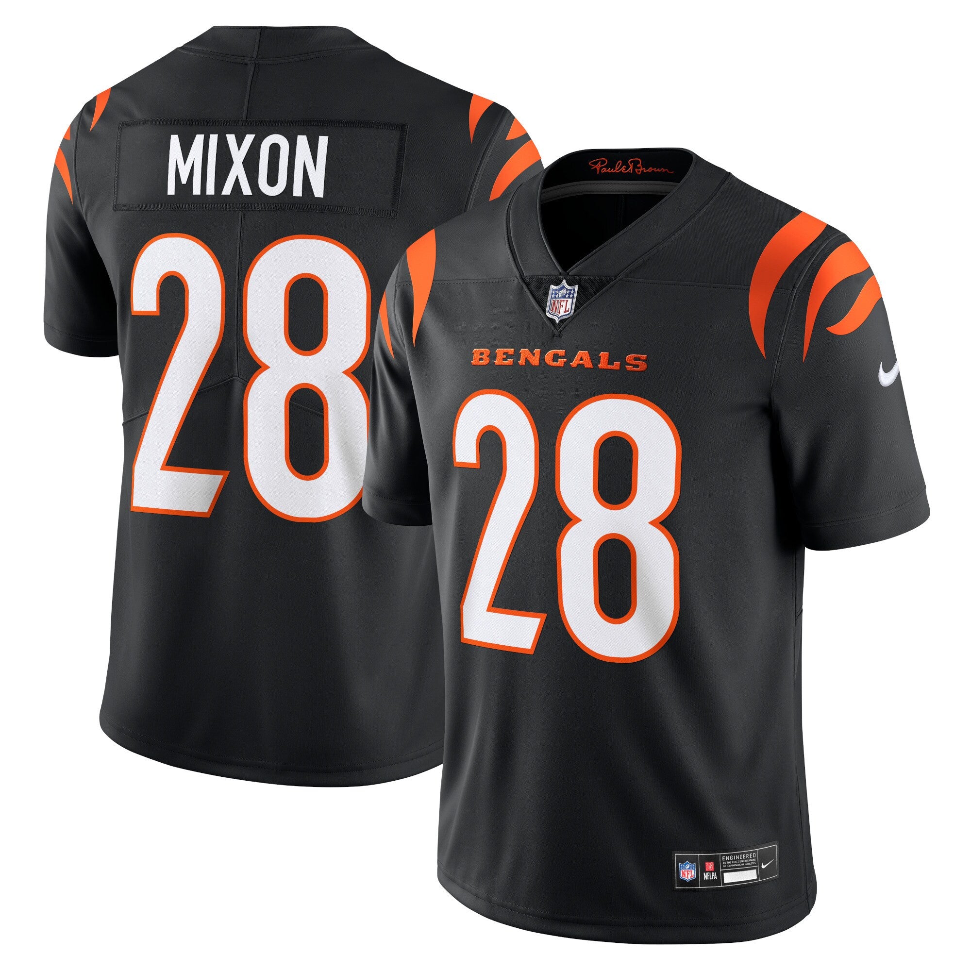 Joe Mixon Cincinnati Bengals black Untouchable jersey