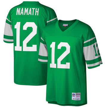 Joe Namath New York Jets green jersey