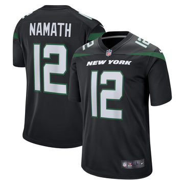 Joe Namath New York Jets black jersey