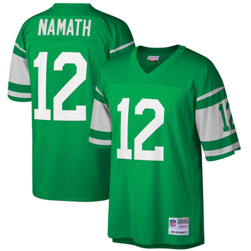 Joe Namath New York Jets green jersey