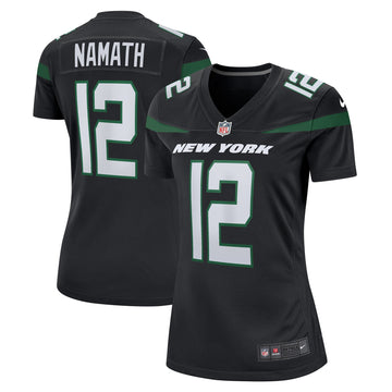 Joe Namath New York Jets black jersey