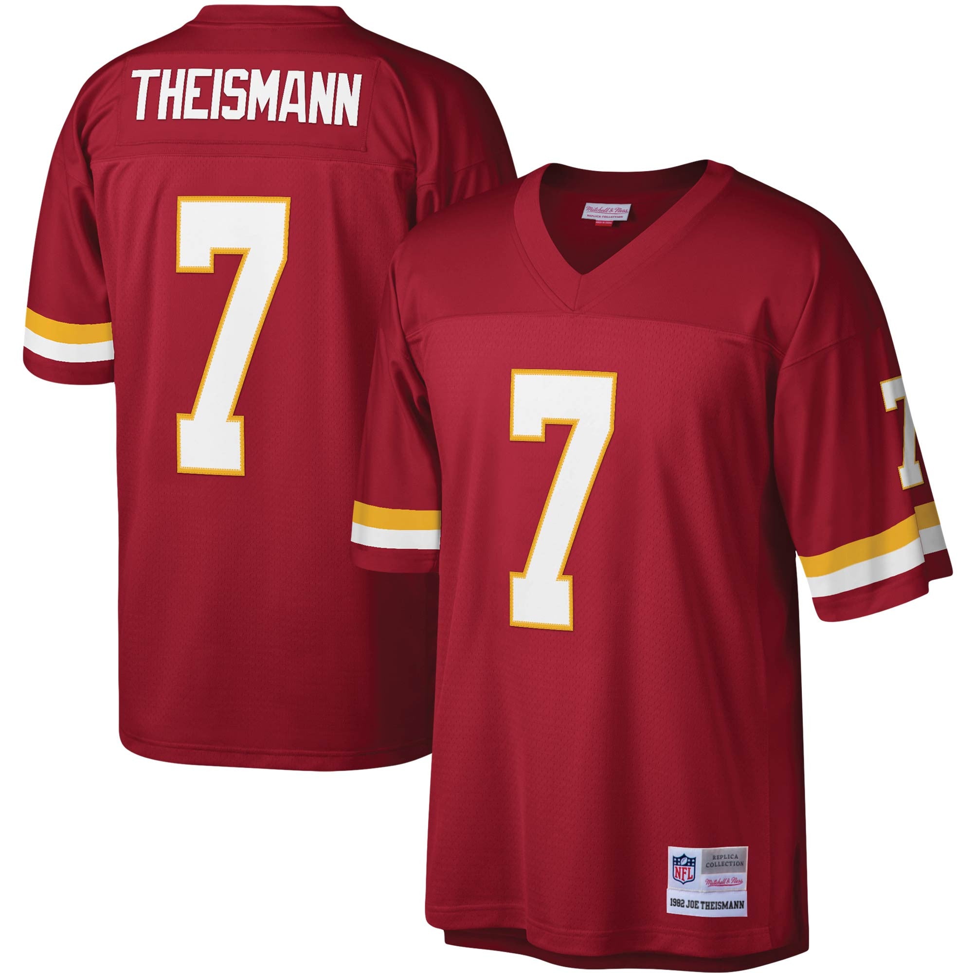 Joe Theismann Washington Washington Commanders burgundy jersey