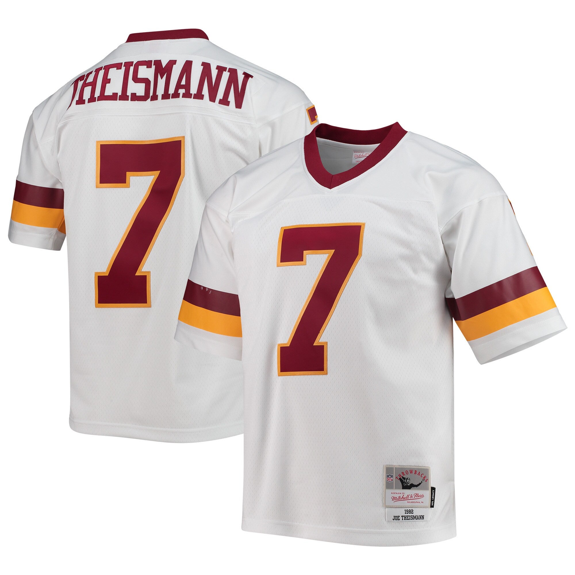 Joe Theismann Washington Washington Commanders white jersey