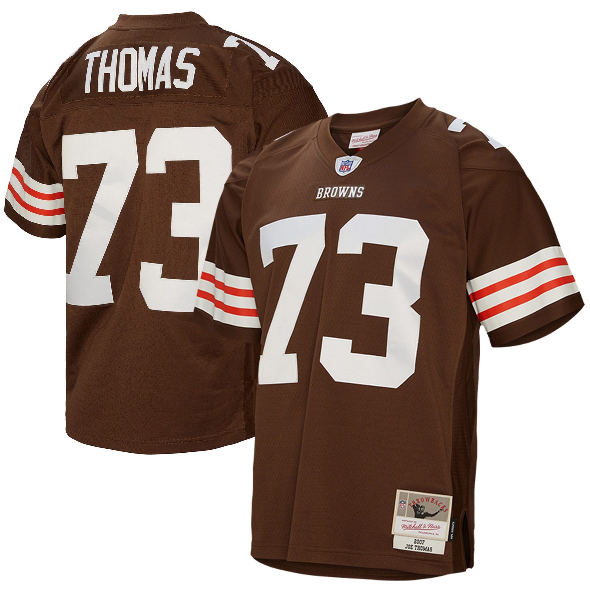Joe Thomas Cleveland Browns brown jersey