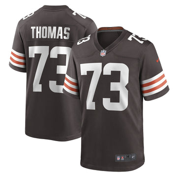 Joe Thomas Cleveland Browns brown Game jersey