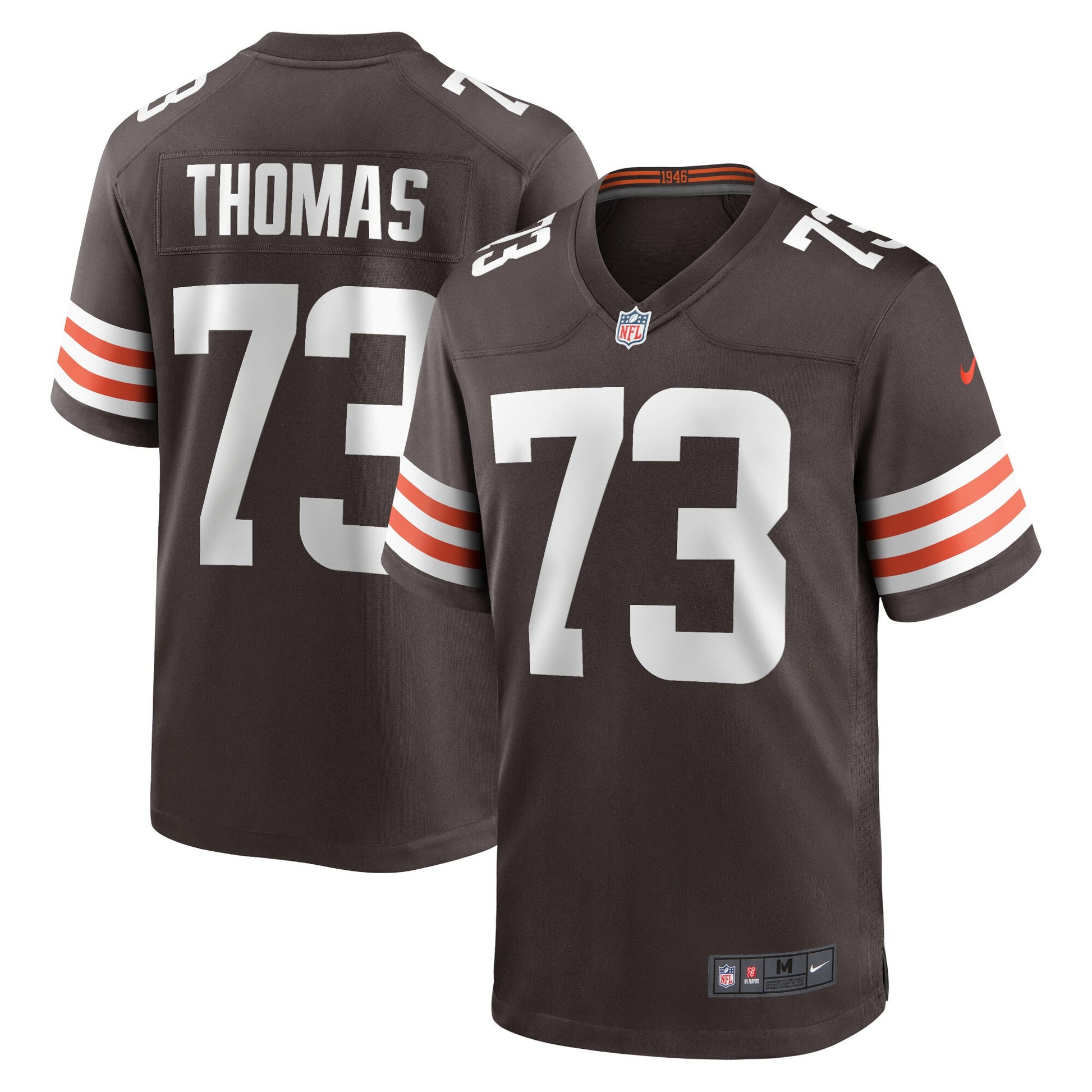 Joe Thomas Cleveland Browns brown jersey
