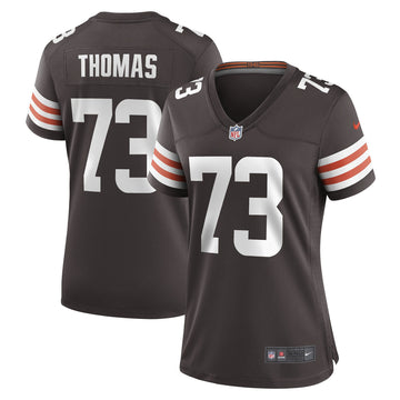 Joe Thomas Cleveland Browns brown Game jersey