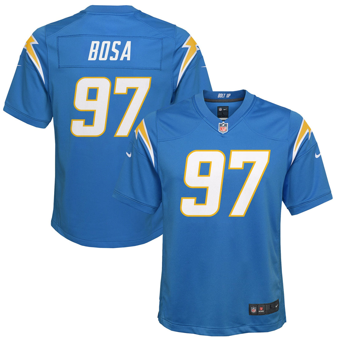 Joey Bosa Los Angeles Chargers blue jersey