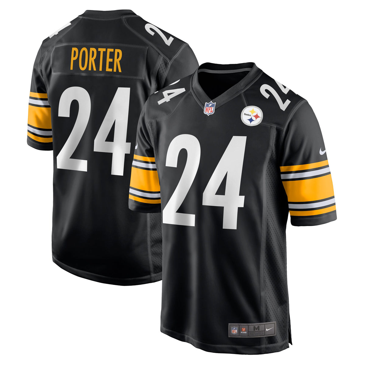 Joey Porter Jr Pittsburgh Steelers black jersey