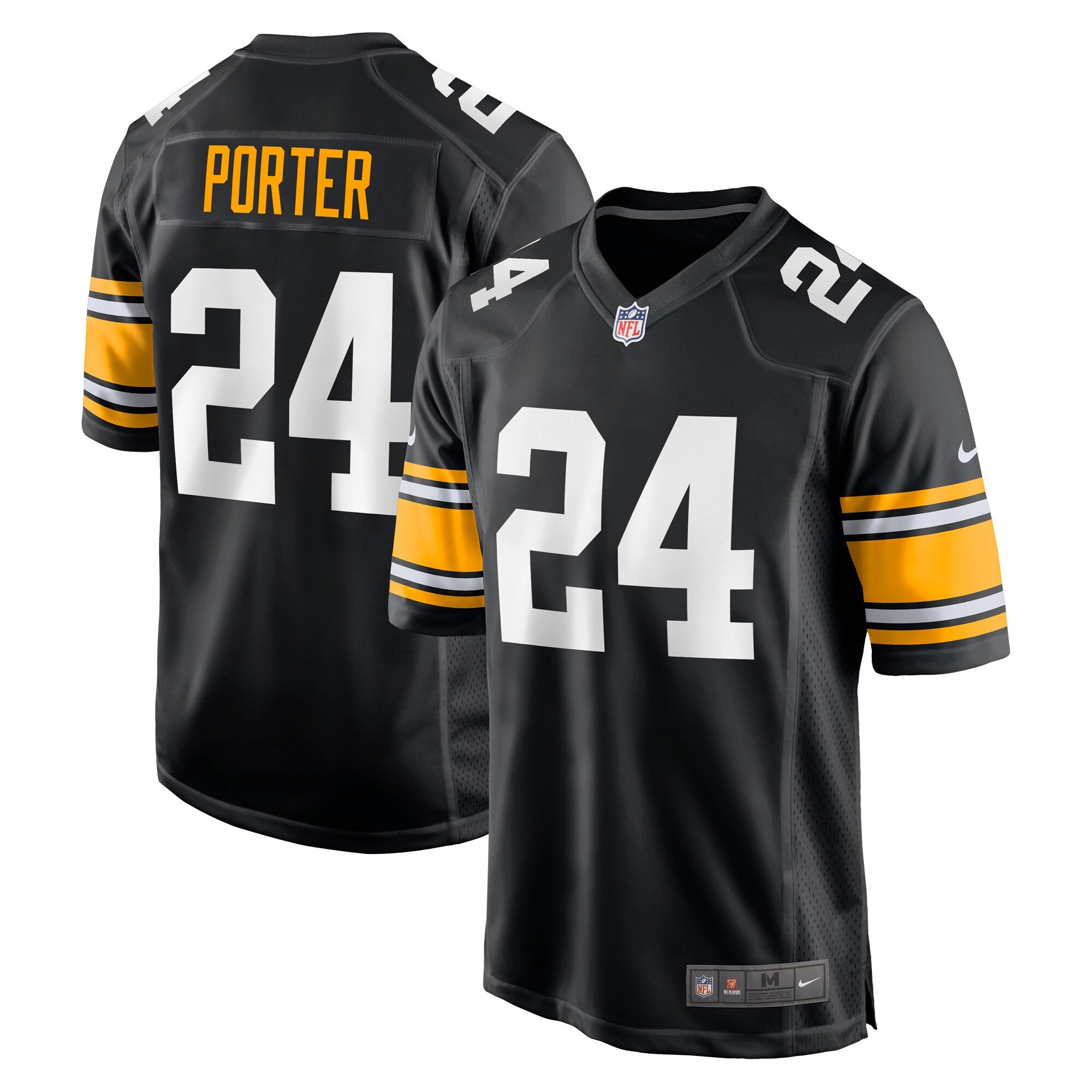 Joey Porter Jr Pittsburgh Steelers black Alternate jersey