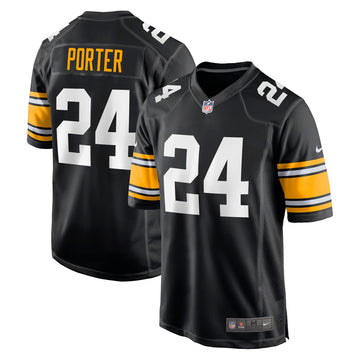 Joey Porter Jr Pittsburgh Steelers black Alternate jersey