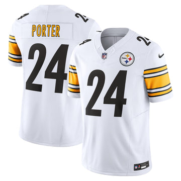 Joey Porter Jr Pittsburgh Steelers white Vapor jersey
