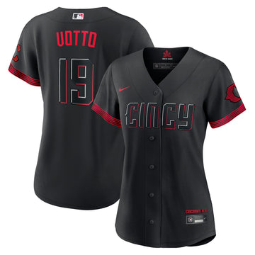 Joey Votto Cincinnati Reds black City Connect jersey