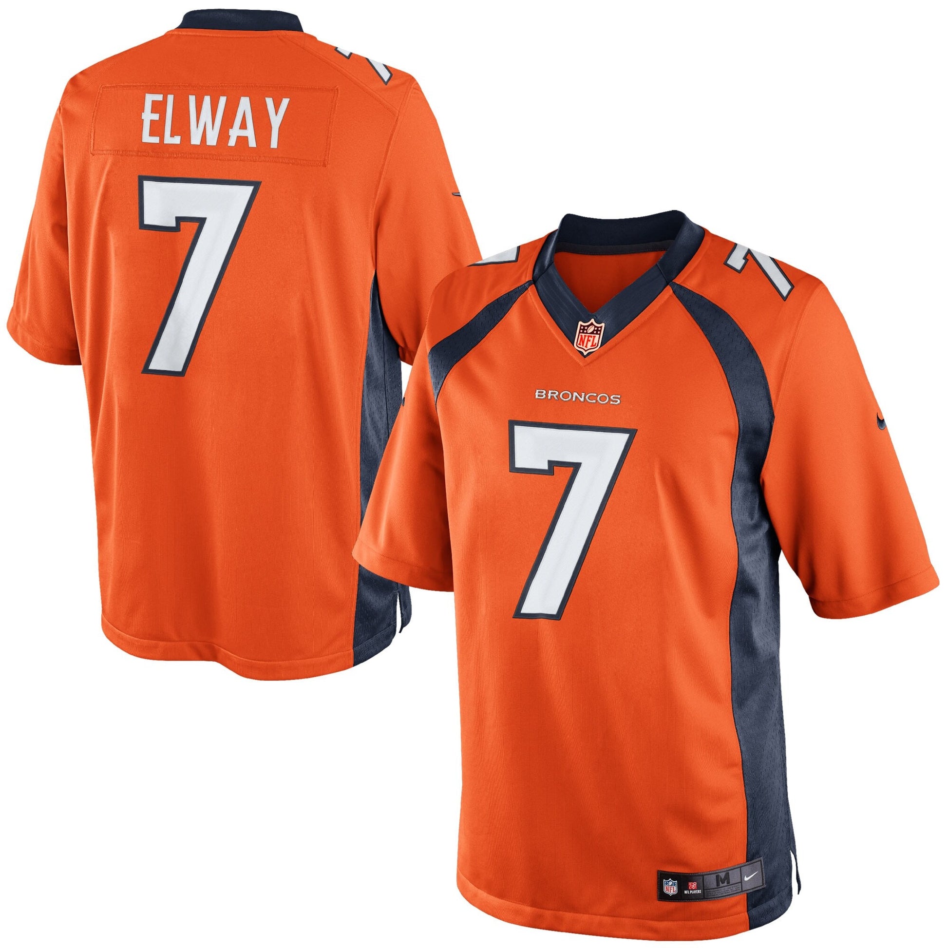 John Elway Denver Broncos orange Limited jersey