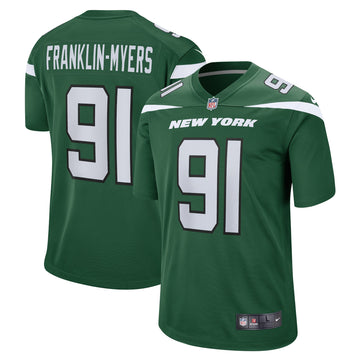 John Franklin-myers Gotham New York Jets green jersey