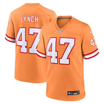 John Lynch Tampa Bay Buccaneers orange Throwback jersey