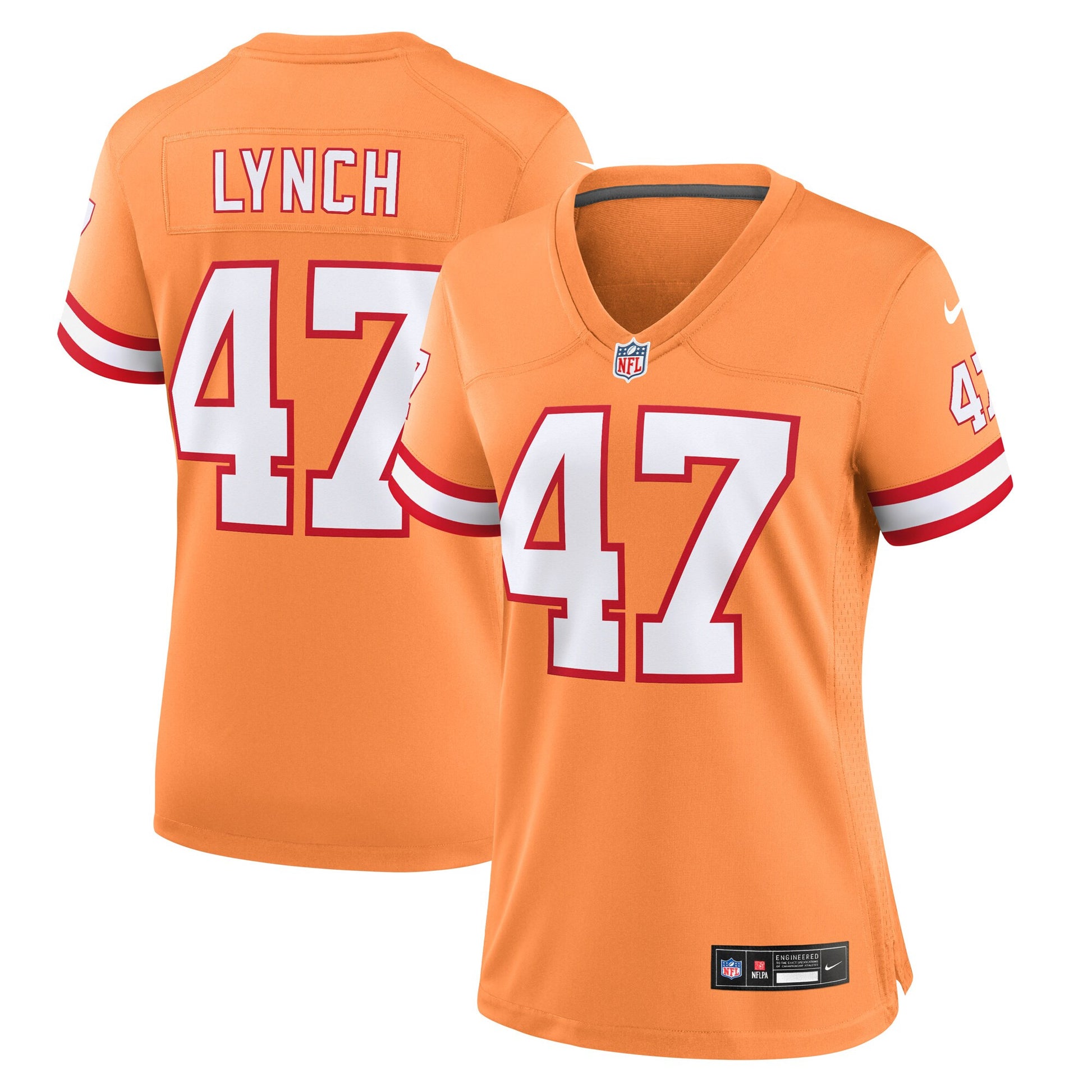 John Lynch Tampa Bay Buccaneers orange Throwback jersey
