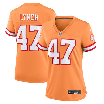 John Lynch Tampa Bay Buccaneers orange Throwback jersey
