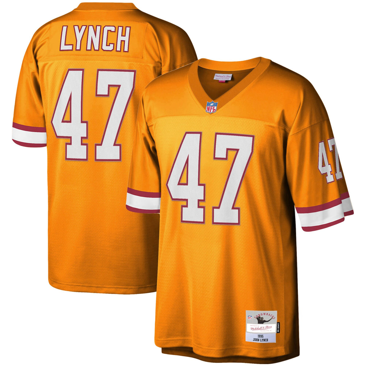 John Lynch Tampa Bay Buccaneers orange jersey