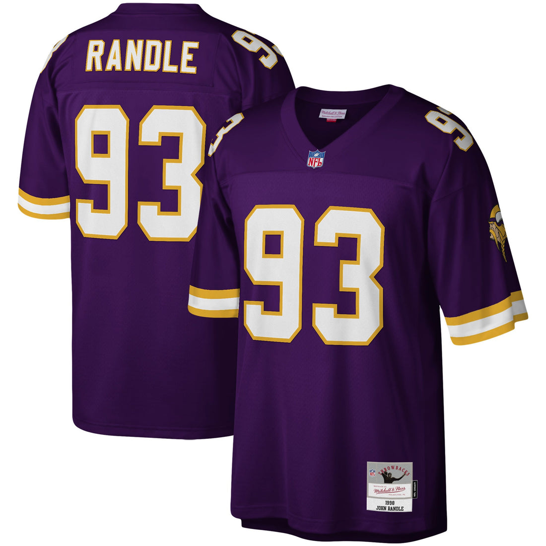 John Randle Minnesota Vikings purple jersey