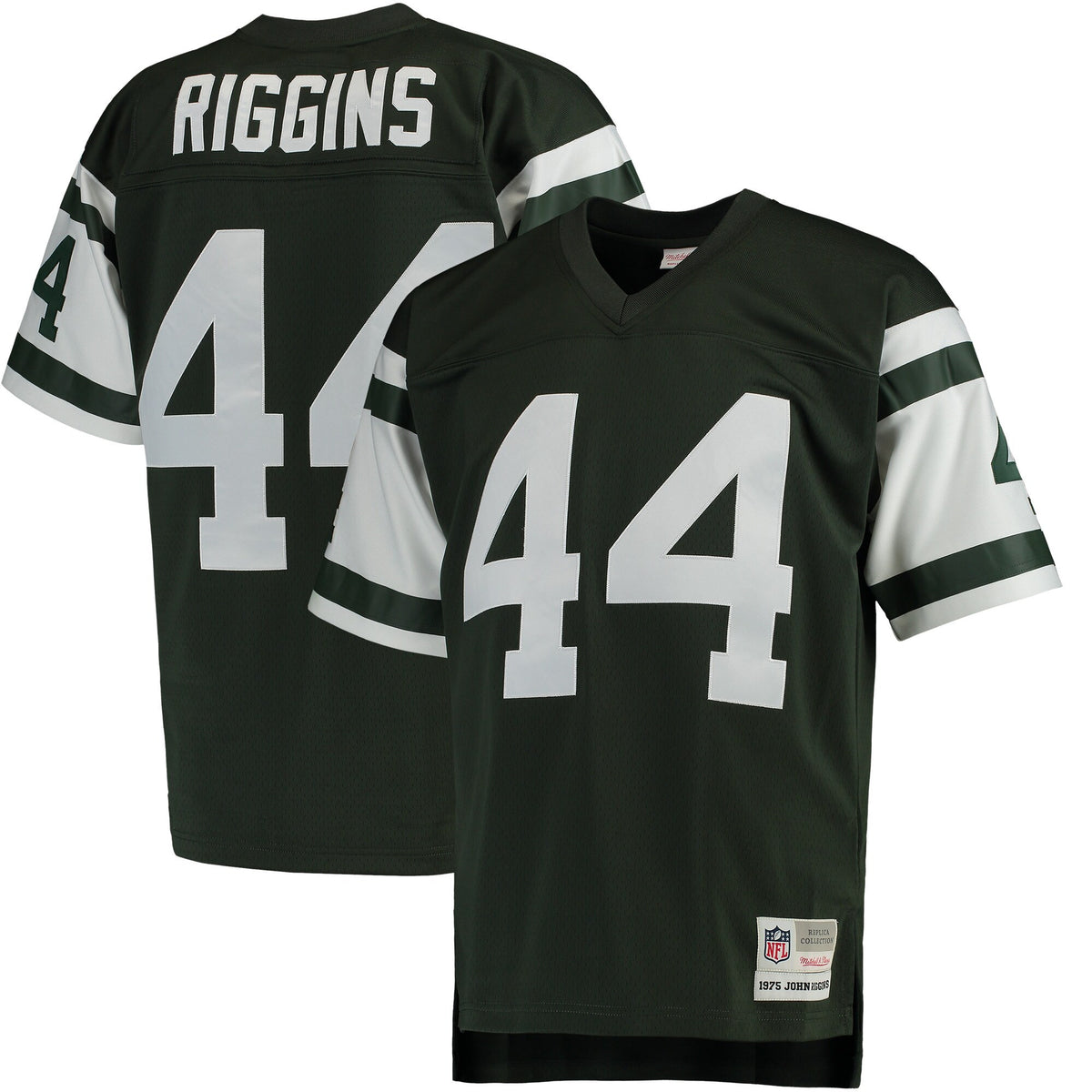John Riggins New York Jets green jersey
