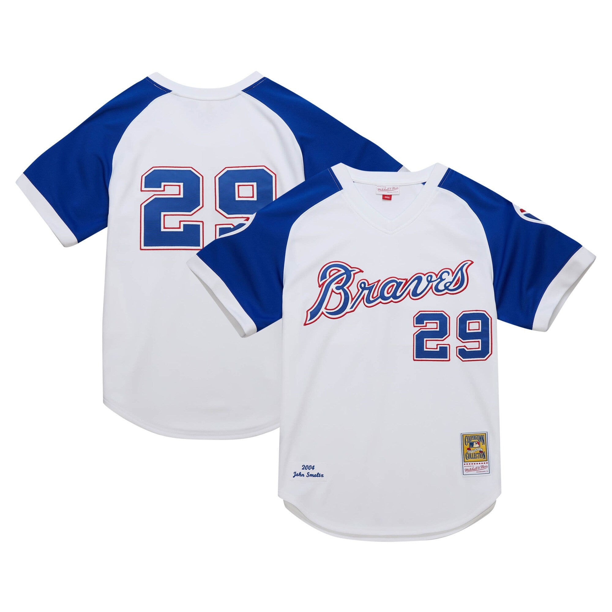 John Smoltz Atlanta Braves white Throwback jersey