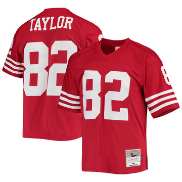 John Taylor San Francisco 49ers scarlet jersey