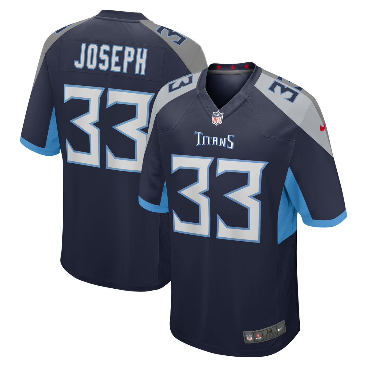 Johnathan Joseph Tennessee Titans navy jersey