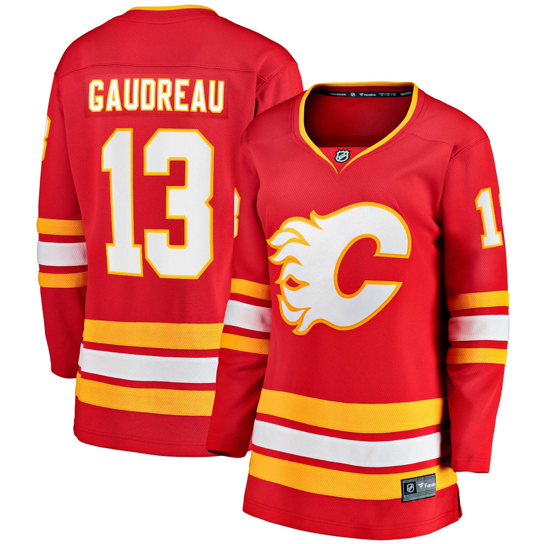 Johnny Gaudreau Calgary Flames red Home jersey