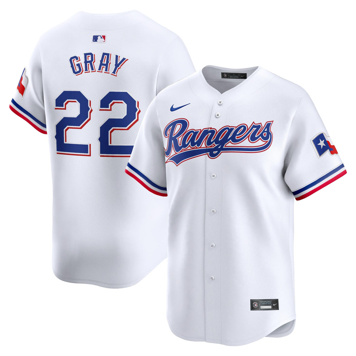 Jon Texas Rangers gray Limited jersey