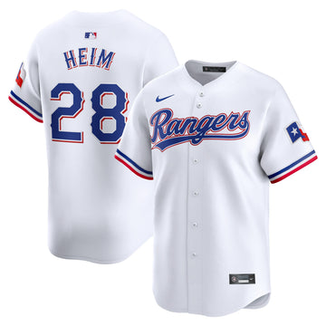 Jonah Heim Texas Rangers white Limited jersey